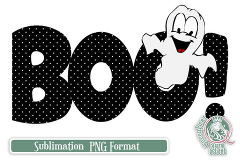 Boo Sublimation Sublimation QueenBrat Digital Designs 