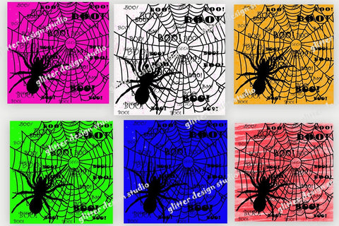 BOO! Sublimation,Halloween Digital Paper, Spooktacular Paper, Spooky Scrapbook Paper, Halloween Spider, Halloween Printable, Scrapbook Paper Digital Pattern ArtStudio 