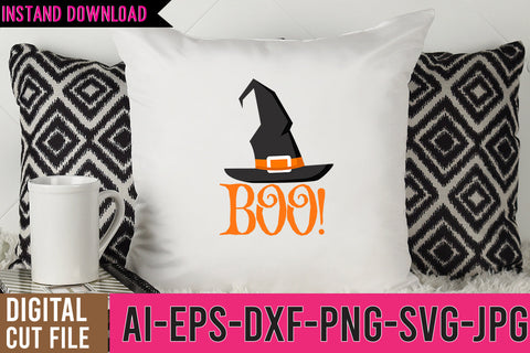 BOO! SVG Cut File SVG BlackCatsMedia 
