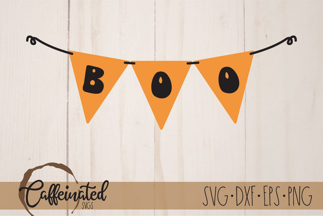 Boo SVG, Halloween Boo SVG SVG Caffeinated SVGs 