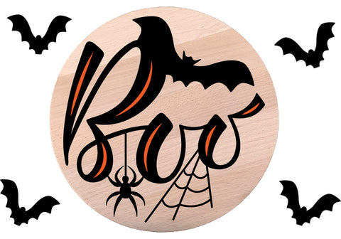 Boo SVG. Halloween Round Sign. Farmhouse Halloween SVG SVG Olga Terlyanskaya 