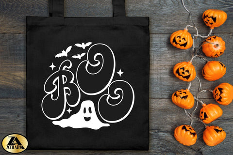 BOO SVG Halloween SVG Spooky Halloween Round Sign SVG SVG zoellartz 