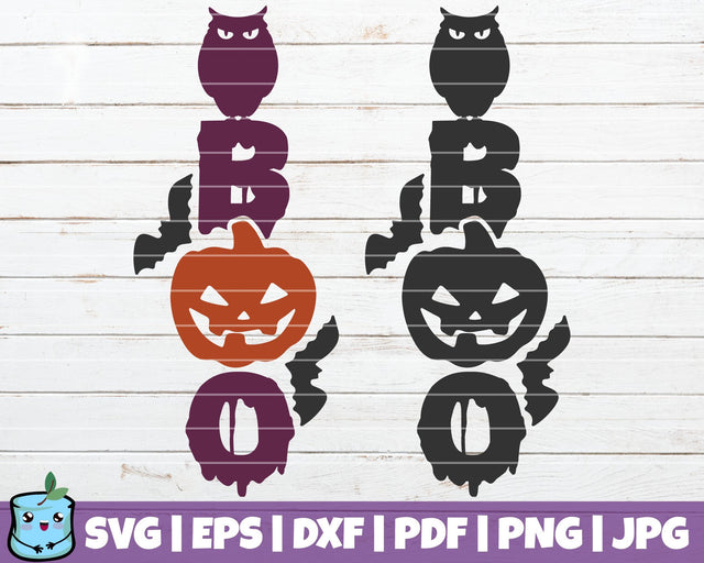 Boo SVG MintyMarshmallows 