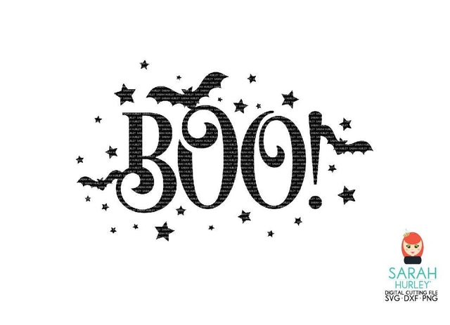 Boo SVG Sarah Hurley 