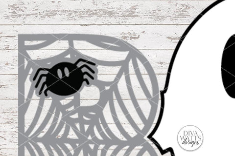 Boo SVG | Spiders / Ghost / Pumpkin Halloween Design SVG Diva Watts Designs 