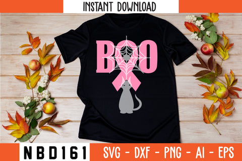 BOO T-Shirt Design SVG Nbd161 