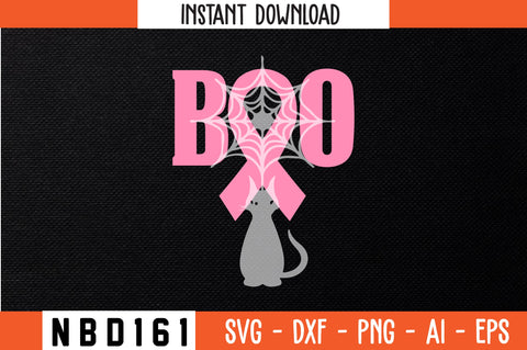 BOO T-Shirt Design SVG Nbd161 