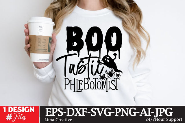 Boo Tastic Phlebotomist SVG Cute File SVG Insomnia Std 