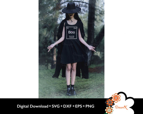 Boo This is My Costume SVG | Devil Ears and Tail SVG DawnKDesigns 