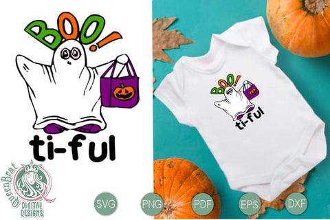 Boo-ti-ful SVG SVG QueenBrat Digital Designs 