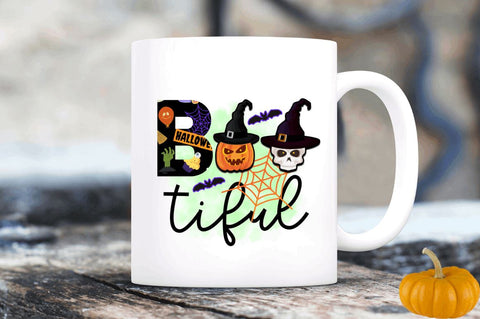 Boo tiful Sublimation PNG, Sublimation Halloween Design Sublimation Regulrcrative 