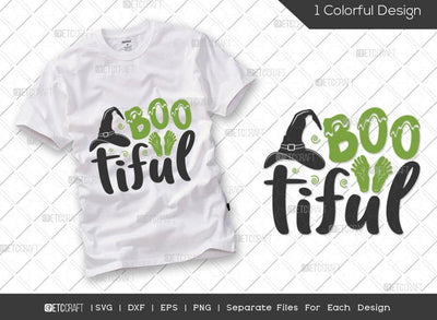 Boo Tiful SVG Cut File | Halloween Svg | Boo Squad Svg | Funny Halloween Svg | Boo Svg | Halloween T-shirt Design SVG ETC Craft 