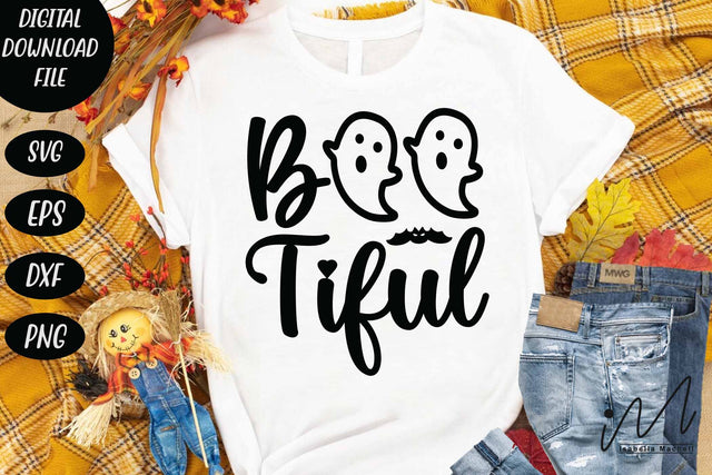 Boo tiful svg, Halloween t shirt svg, Happy Halloween svg SVG Isabella Machell 