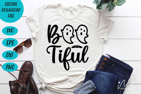 Boo tiful svg, Halloween t shirt svg, Happy Halloween svg SVG Isabella Machell 