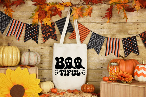 Boo Tiful SVG | Retro Halloween SVG SVG CraftLabSVG 