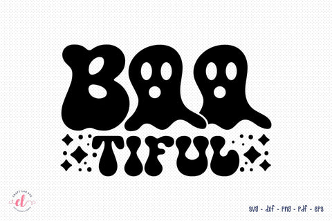 Boo Tiful SVG | Retro Halloween SVG SVG CraftLabSVG 