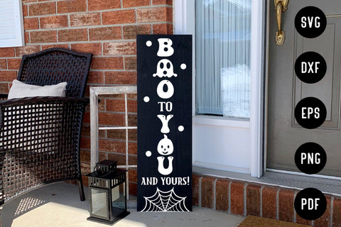 Boo to You and Yours - Halloween Porch Sign SVG SVG CraftLabSVG 