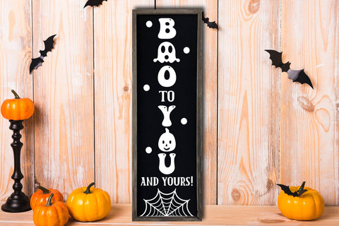 Boo to You and Yours - Halloween Porch Sign SVG SVG CraftLabSVG 