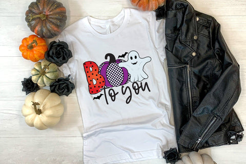 Boo to You | Halloween Sublimation Design Sublimation CraftLabSVG 