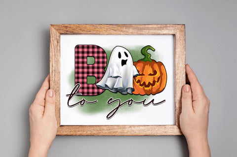 Boo to you Sublimation PNG, Sublimation Halloween Design Sublimation Regulrcrative 