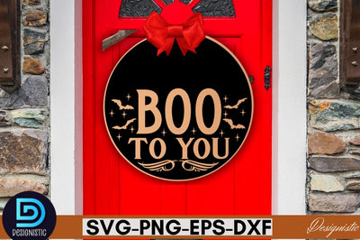 Boo to you SVG SVG DESIGNISTIC 