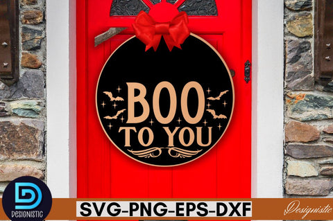 Boo to you SVG SVG DESIGNISTIC 