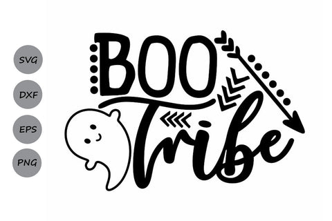 Boo Tribe| Halloween SVG Cutting Files. SVG CosmosFineArt 