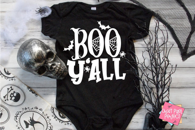 Boo Y'all, Baby Ghost Svg, Halloween Baby Svg, Baby Halloween Svg, Cute Halloween Svg, Halloween Saying Svg, Newborn Halloween Svg, Toddler Halloween Svg SVG Craft Pixel Perfect 