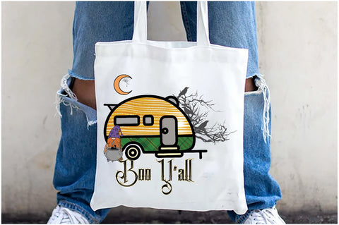 Boo Y'all Halloween Camper Sublimation Sublimation Jagonath Roy 