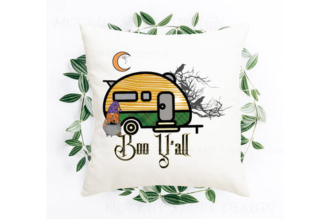 Boo Y'all Halloween Camper Sublimation Sublimation Jagonath Roy 