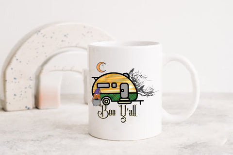 Boo Y'all Halloween Camper Sublimation Sublimation Jagonath Roy 
