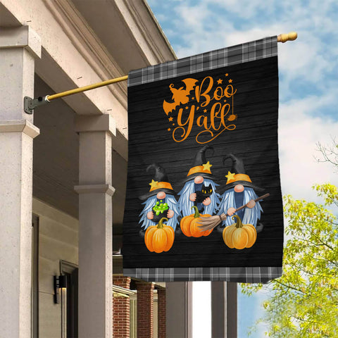 Boo Y'all Halloween Gnomes Garden Flag Sublimation Design Template- Digital Download Sublimation CaldwellArt 