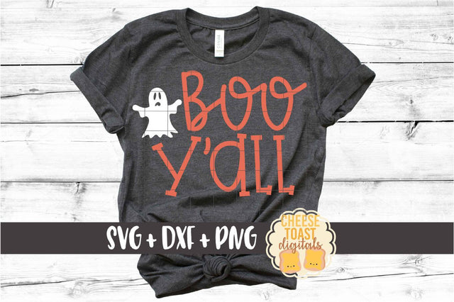Boo Y'all - Halloween SVG PNG DXF Cut Files SVG Cheese Toast Digitals 