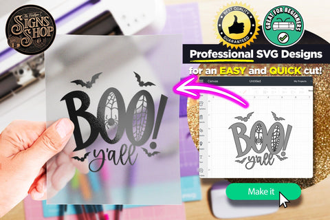 Boo Y'all | Halloween SVG Sign SVG The Vintage Signs Shop 