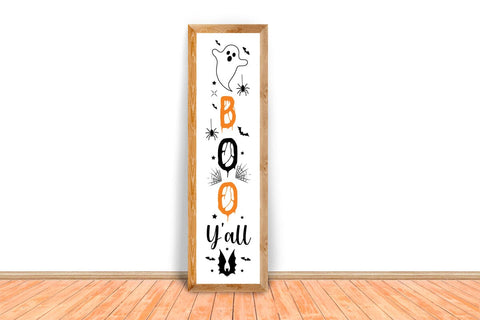 Boo Y'all Porch Sign SVG SVGs,Quotes and Sayings,Food & Drink,On Sale, Print & Cut SVG DesignPlante 503 