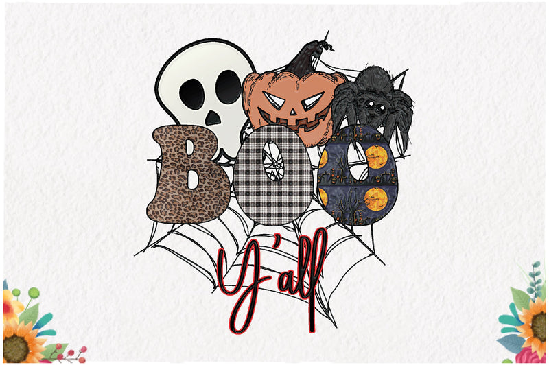 Boo Y'all Sublimation Sublimation Jagonath Roy 