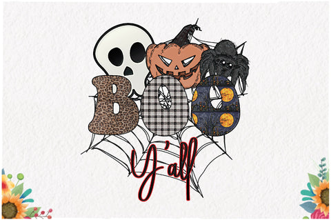 Boo Y'all Sublimation Sublimation Jagonath Roy 