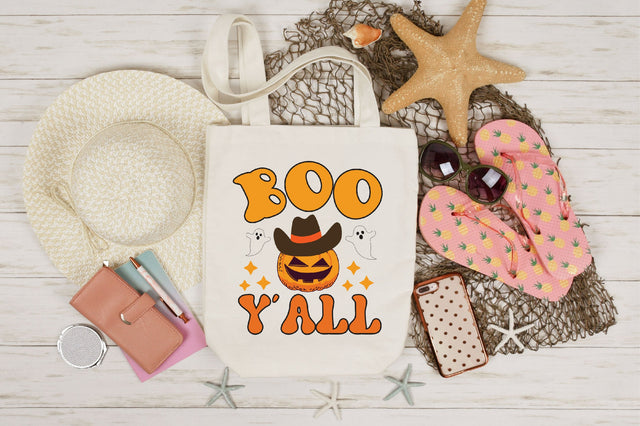 Boo Y'all SVG, Halloween Western Ghost Sublimation SVGista 