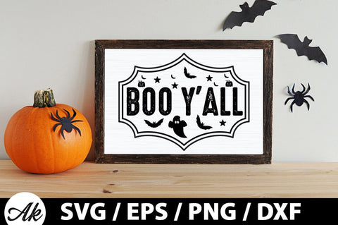 Boo y'all svg SVG akazaddesign 