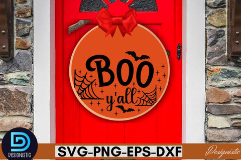 Boo y'all SVG SVG DESIGNISTIC 
