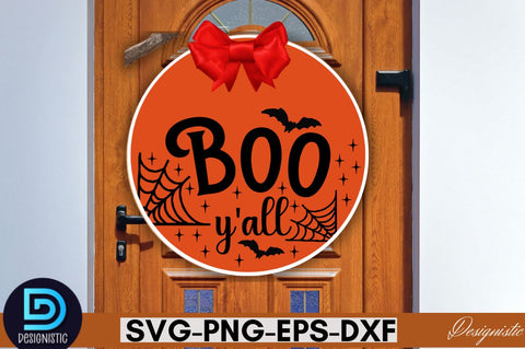 Boo y'all SVG SVG DESIGNISTIC 