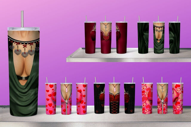 Boobs Tumbler Sublimation Sublimation SvgOcean 