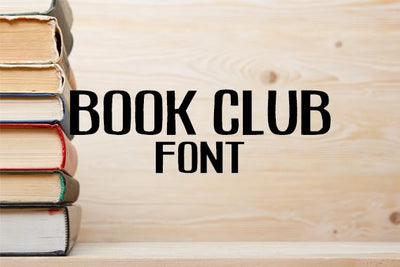 Book Club Font Font Carina Gardner
