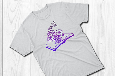 Book Flower Svg SVG dadan_pm 