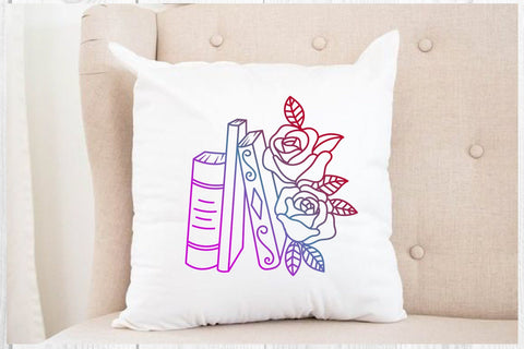 Book Flower Svg SVG dadan_pm 