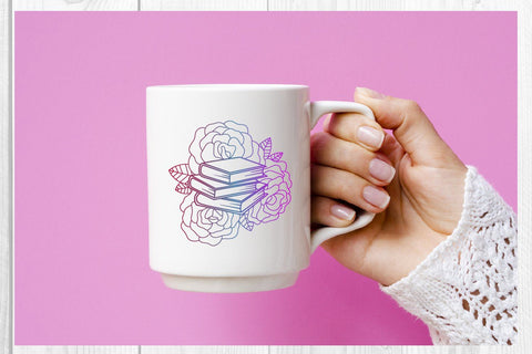 Book Flower Svg SVG dadan_pm 