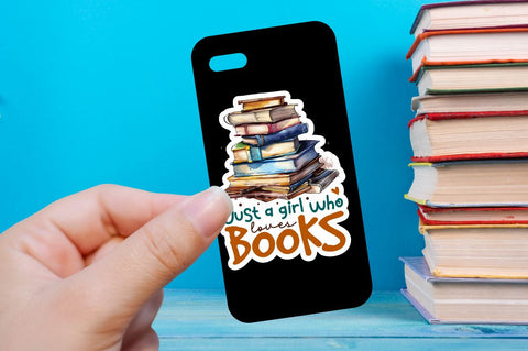Book Lover Printable Stickers Bundle Sublimation Regulrcrative 