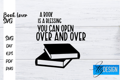 Book Lover SVG | Book Lover Quotes SVG | Reading SVG Design SVG Fly Design 