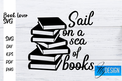 Book Lover SVG | Book Lover Quotes SVG | Reading SVG Design SVG Fly Design 