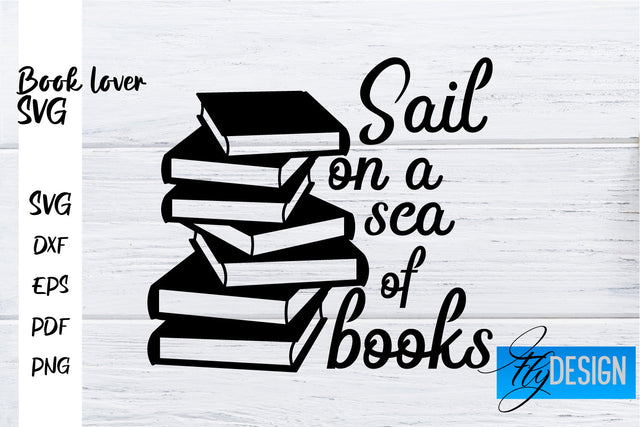 Book Lover SVG | Book Lover Quotes SVG | Reading SVG Design SVG Fly Design 